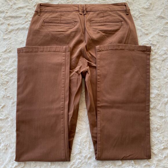 Cosmic Blue Love Women's Straight Leg Pants Size 30 Brown High Rise Soft Jeans - Picture 10 of 10